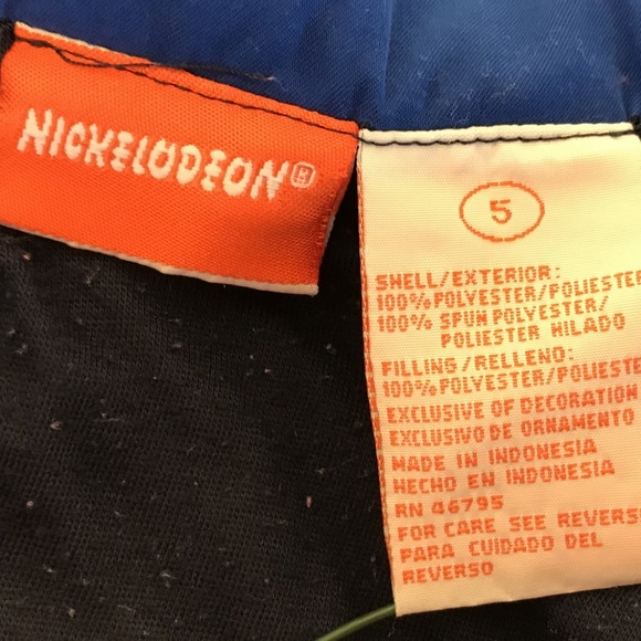 Nickelodeon Sponge Bob Vest Size 5 Boys or Girls - Picture 6 of 7